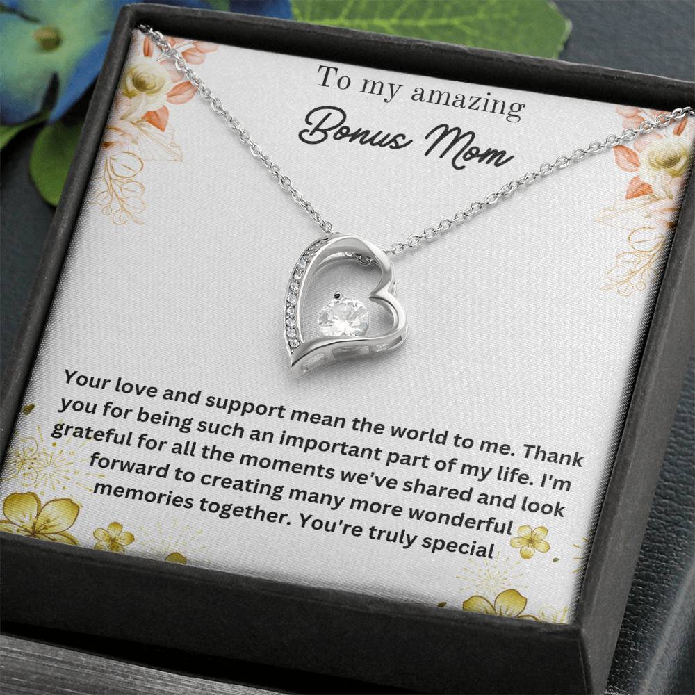 To My Amazing Bonus Mom | You Are Truly Special | Pendant Necklace