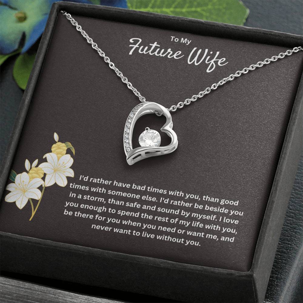To My Future Wife | I Love You | Pendant Love Necklace