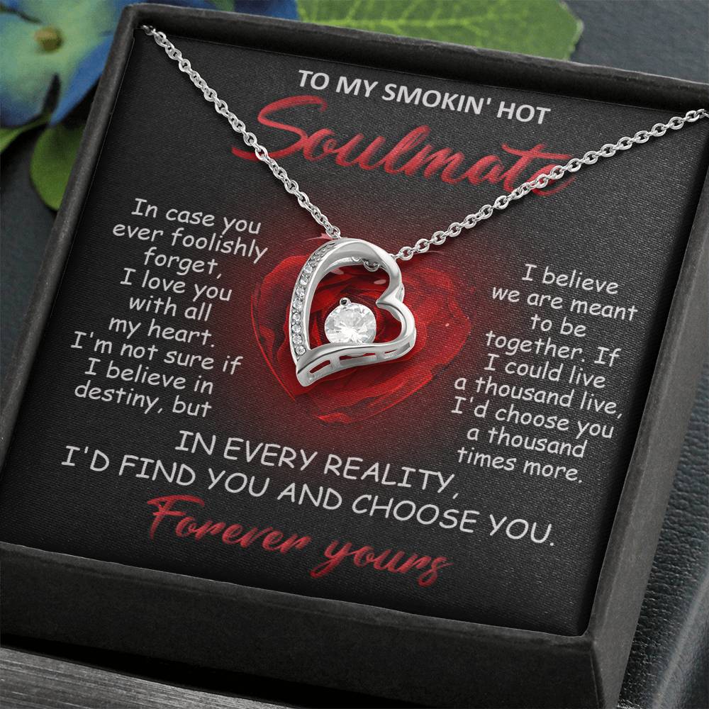 Soulmate All My Heart - Gift for Valentine's Day - Forever Love Necklace
