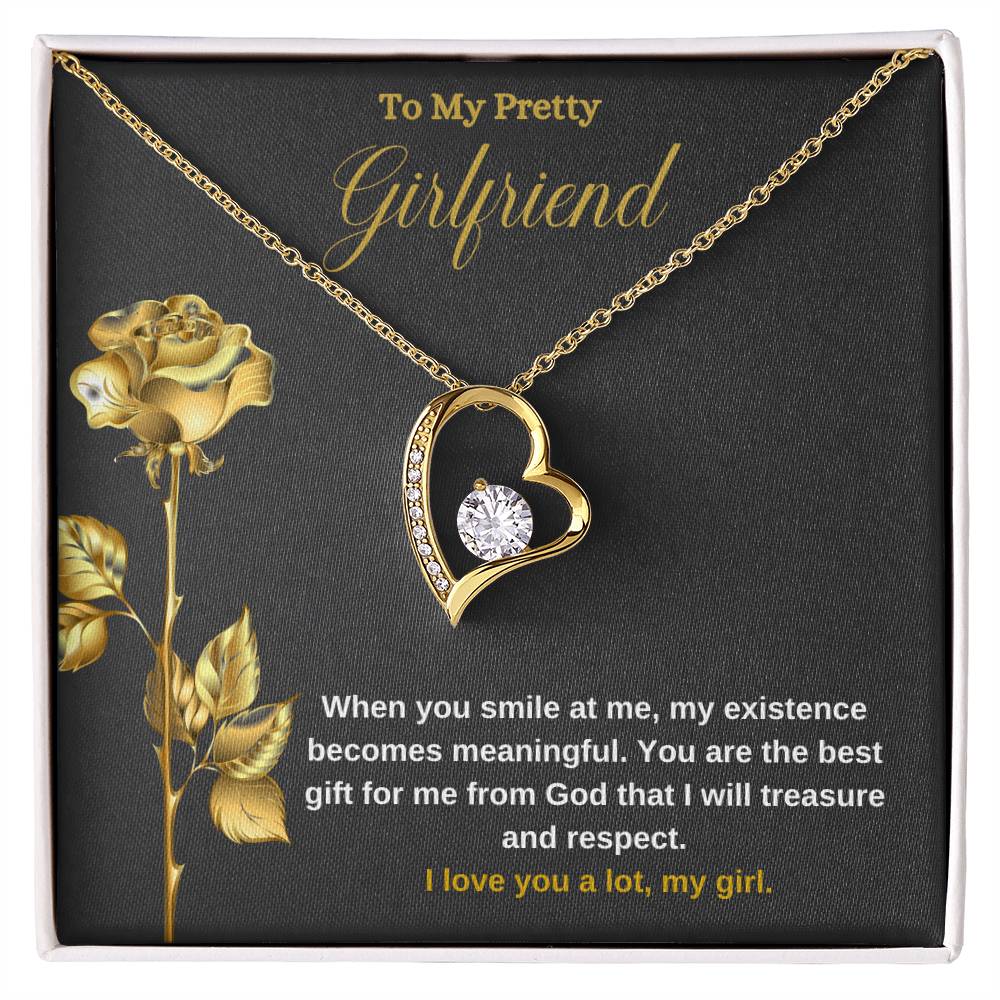 To My Pretty Girlfriend | You Are The Best Gift | Jewelry Necklace