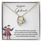 My Graduate Girlfriend | Never Stop Believing In Yourself | Pendant Necklace