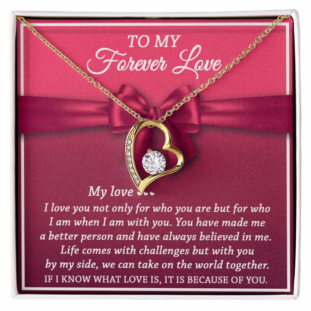 Soulmate Believed In Me - Gift for Valentine's Day - Forever Love Necklace