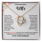 To My Beautiful Wife | Thanks For Bringing Peace Into My World | Pendant Necklace