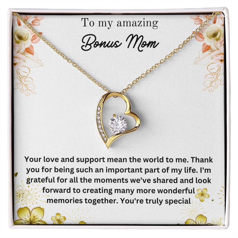 To My Amazing Bonus Mom | You Are Truly Special | Pendant Necklace