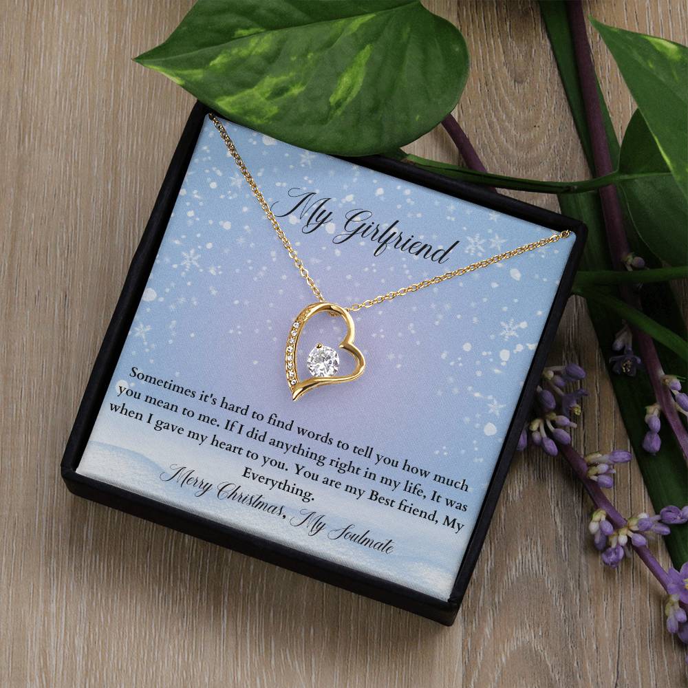 My Girlfriend | Merry Christmas | Pendant Necklace