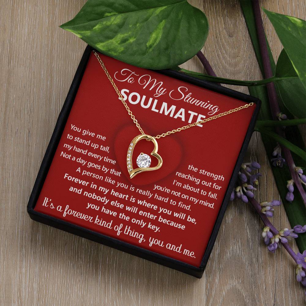 Soulmate In My Heart - Gift for Valentine's Day - Forever Love Necklace