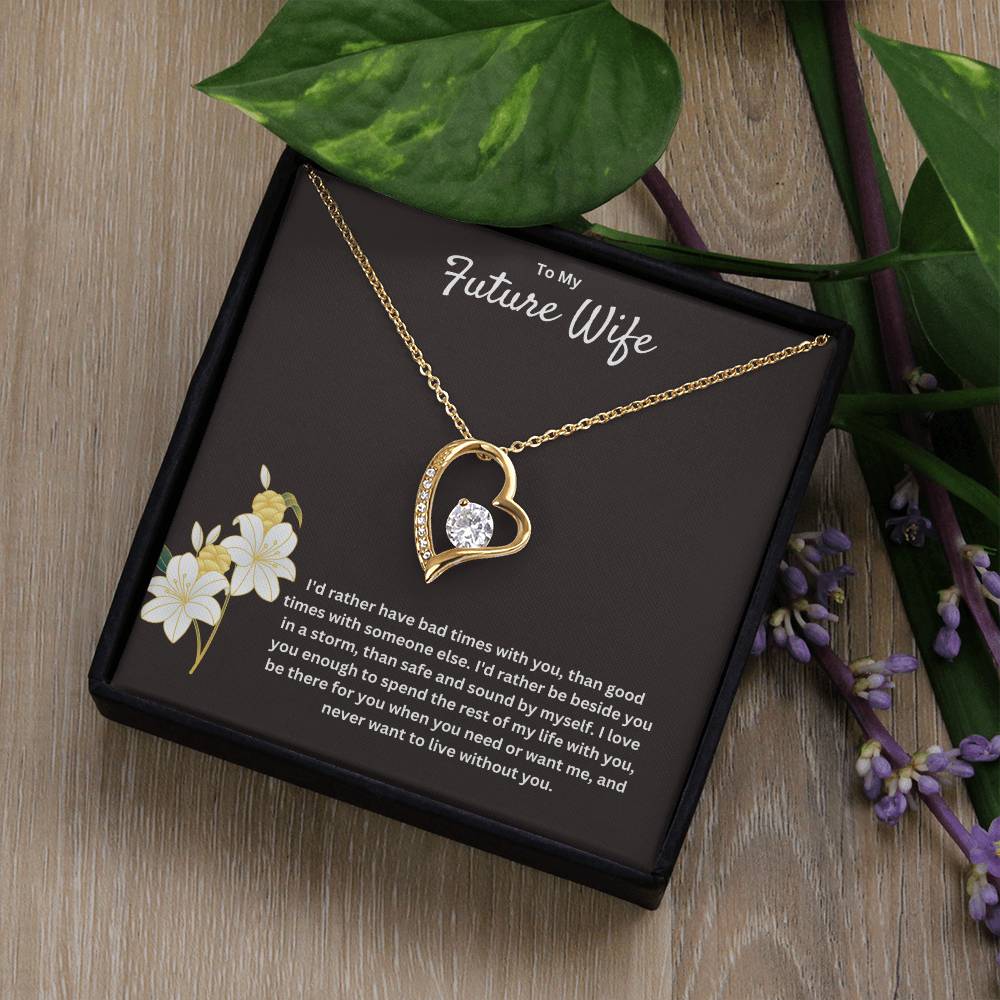 To My Future Wife | I Love You | Pendant Love Necklace