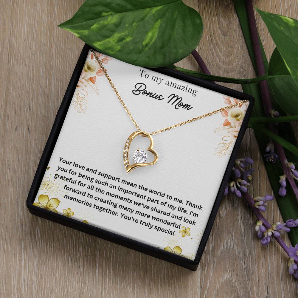 To My Amazing Bonus Mom | You Are Truly Special | Pendant Necklace