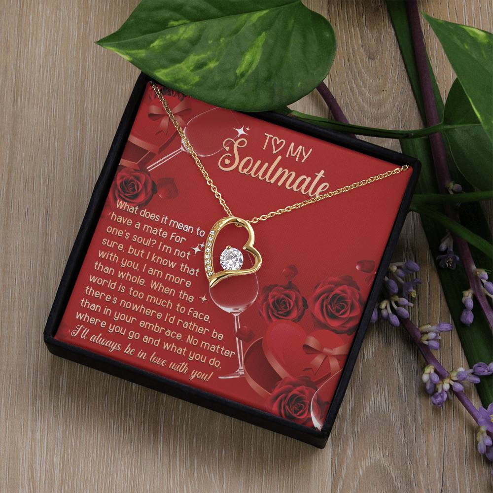 Soulmate In Your Embrace - Gift for Valentine's Day - Forever Love Necklace