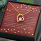 To My Incredible Other Half - Gift for Valentine's Day - Forever Love Necklace
