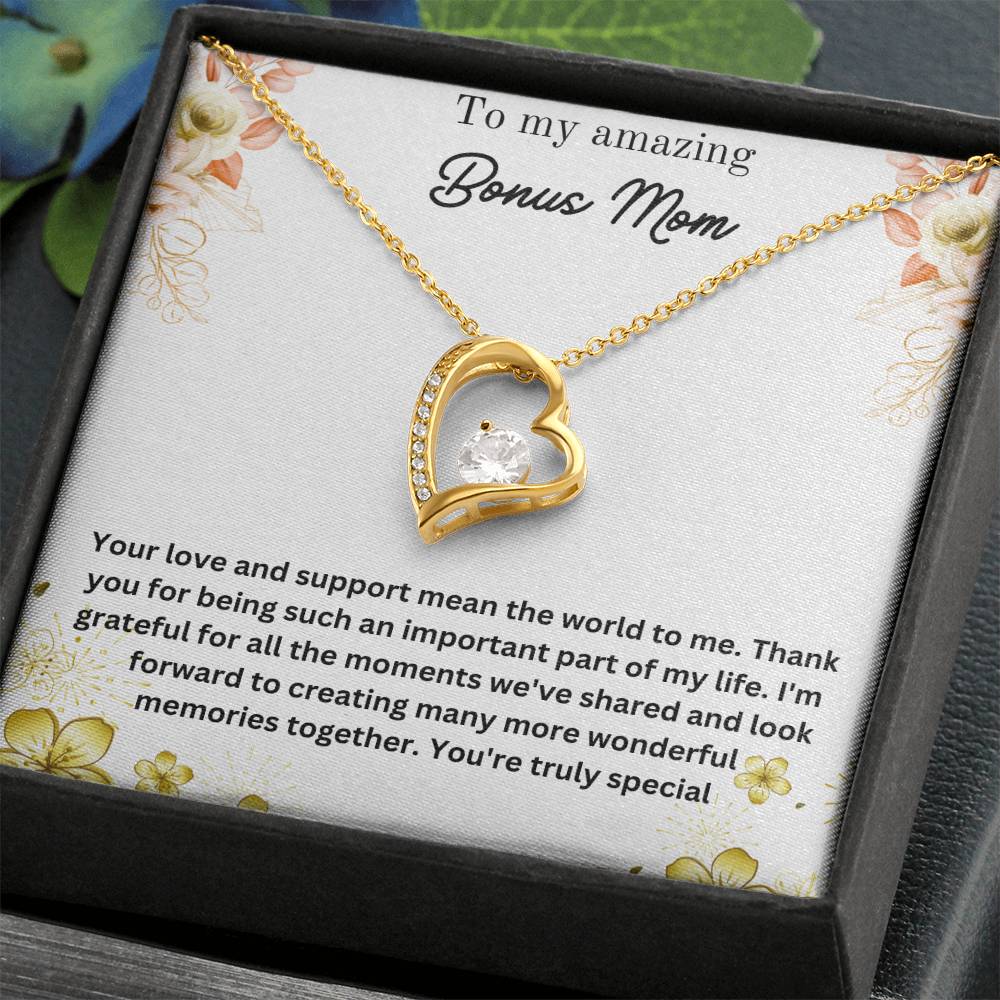 To My Amazing Bonus Mom | You Are Truly Special | Pendant Necklace