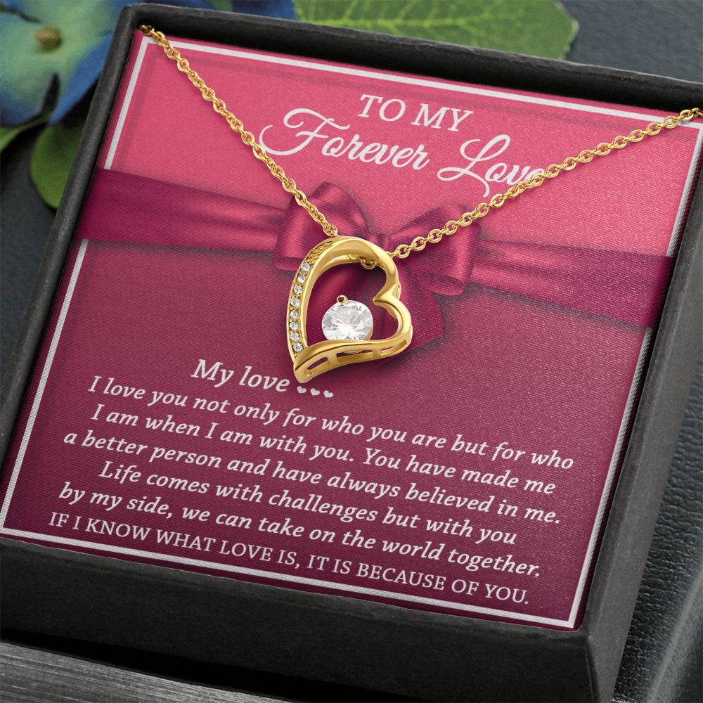 Soulmate Believed In Me - Gift for Valentine's Day - Forever Love Necklace
