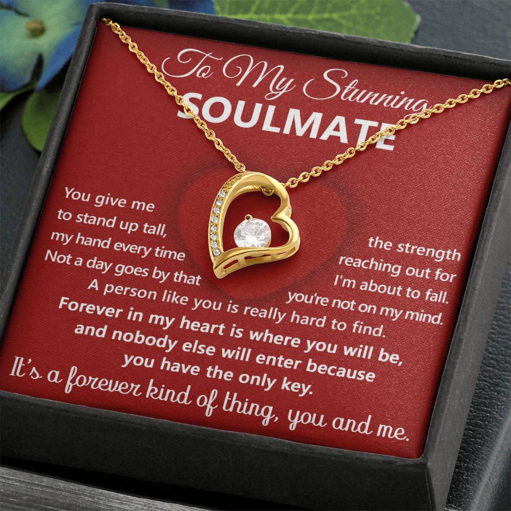 Soulmate In My Heart - Gift for Valentine's Day - Forever Love Necklace
