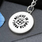 I Believe In Santa Paws | Pet Keychain